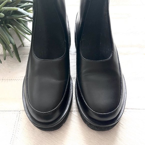 NWT 3.1 Phillip Lim Avril Lugsole Leather Chelsea Boots in Black - Picture 9 of 13